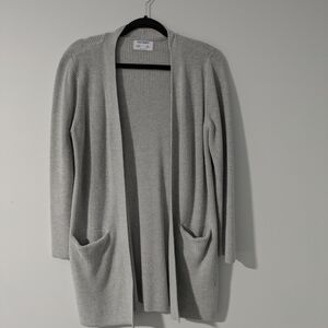 Old Navy Light Gray Open Front Cardigan